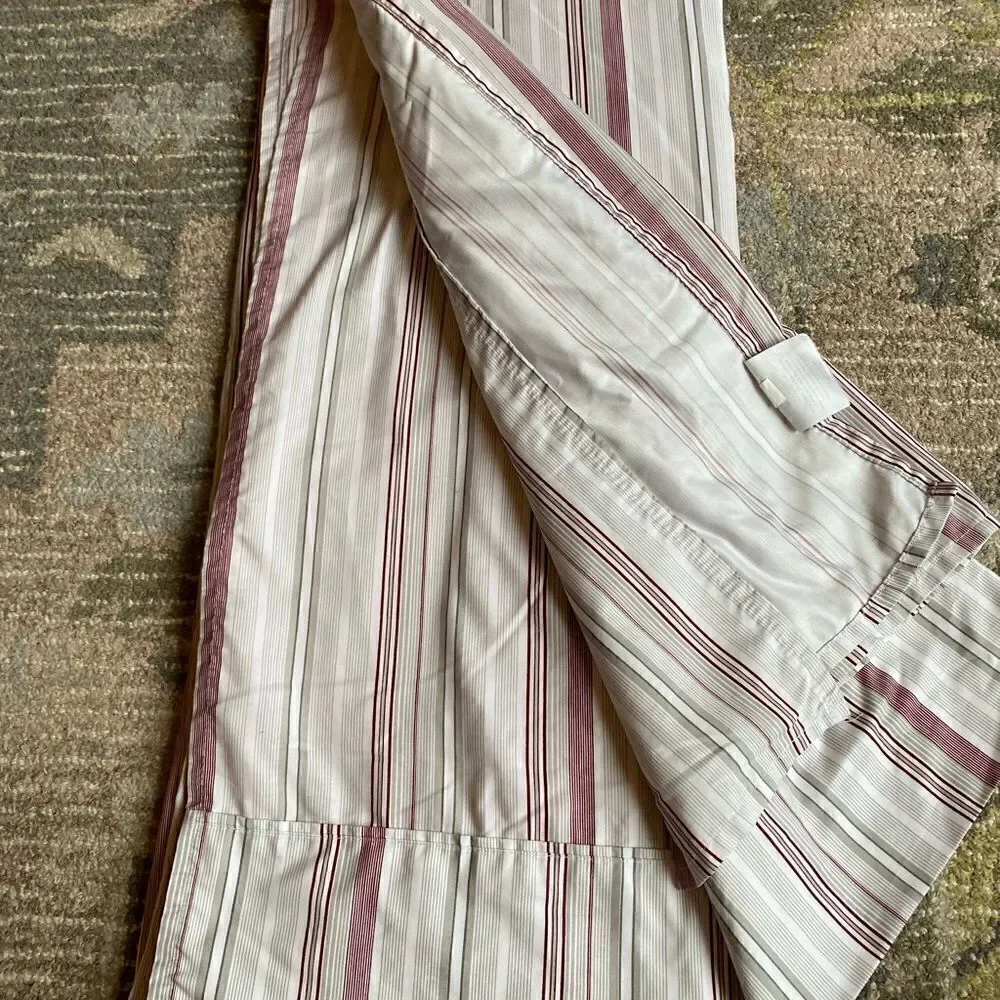 London Fog Candy Cane Stripes Design Bed Flat Top Sheet